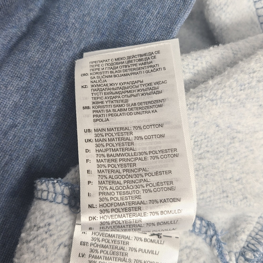 Adidas Essentials 3 Stripes Fleece Crew Sweatshirt EI0690 Medium - Picture 6 of 9